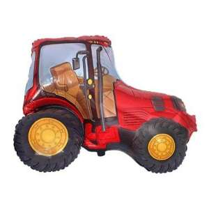 Tractor Red, Traktor fólia lufi 36 cm (WP) 93210016 