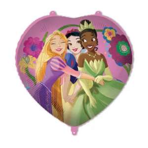 Disney Princesses Live Your Story heart shaped foil balloon, featuring Rapunzel, Snow White and Tiana - Balloon