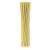 Gold Chevron paper straws, 12 pack