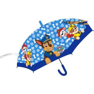 Paw Patrol gyerek esernyő, 74 cm, kék, mancsos mintával - E plus M