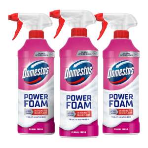 Domestos Power Hab спрей Флорална свежест 3x435ml