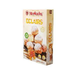 Marlenka Eclairs, 250g box of vanilla eclairs, pastries filled with vanilla cream, sweet treat - Food Product