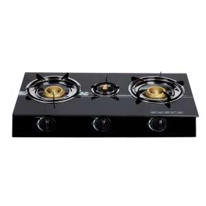 *Top favorite* Aragaz din sticla securizata, 3 ochiuri, aprindere pe quartz