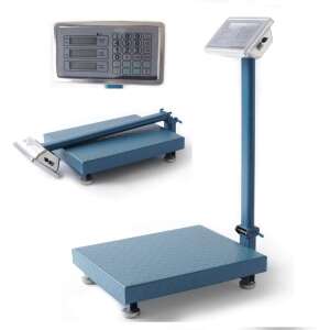 Cantar electronic Wertcraft 350Kg cu Display, cu acumulator, brat rabatabil, picioare ajustabile, fisaj LCD, otel inoxidabil