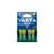 4 db Varta Ready2use AA újratölthető elem, 2100 mAh, Ni-Mh, előtöltött