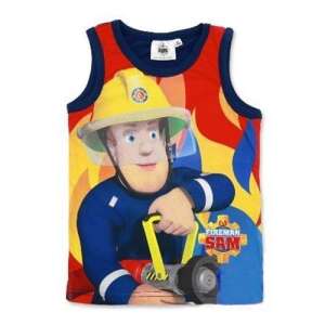 Fireman Sam, Tűzoltó Sam mintás fiú ujjatlan trikó, sötétkék (Méret: 122 cm) 93285142 Gyerek trikók, atléták
