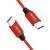 Logilink USB-C to USB-C cable, 1 meter, red