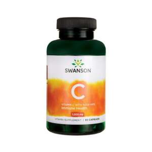 Swanson Vitamin C & Rose Hips Extract (Vit.C & Macese) 90 Capsule, 1000 mg 93305644 Vitamine