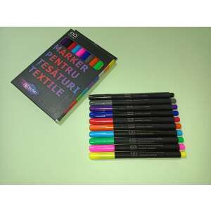 Original Deals textilfilctollak készlet, 10 szín, ruhákhoz és textilszövetekhez - Textilmarker