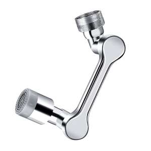 Original Deals csaptelep hosszabbító, 360 fokos forgatás, króm kivitel - Nonbrand Csaptelep