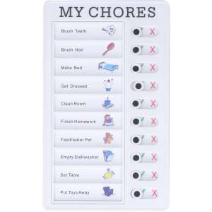Original Deals Sarcinile mele Tablă cu 10 sarcini și bifări - Table de planificare
