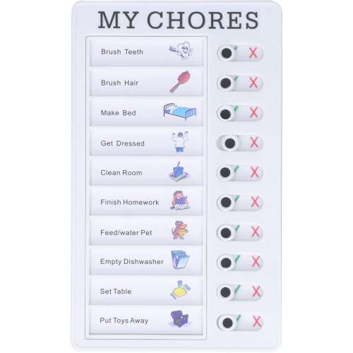 Original Deals Sarcinile mele Tablă cu 10 sarcini și bifări