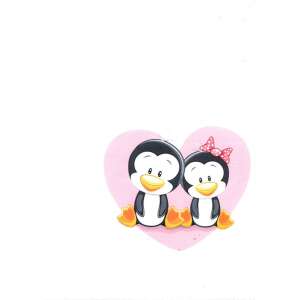 Babastar pingvin mintás textil pelenka, 1 db-os - Textil pelenka