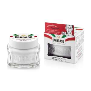 Proraso White Pre-Shave Cream for Sensitive Skin, 100ml - Face and eye contour cream