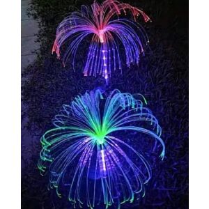 Solar fiber optic garden lights, Napelemes Rostos Fényes Kertdísz, outdoor decoration - Solar lantern