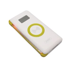 Andowl 15000 mAh Wireless Power Bank, white - External Battery & Power Bank