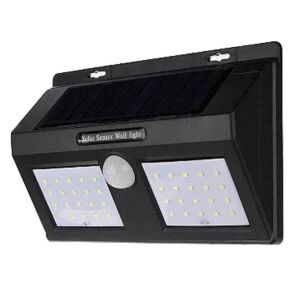 Napelemes Mozgásérzékelő Lámpa - 40 LED Kültéri, Solarna lampa ścienna z czujnikiem, światło aktywowane ruchem - Latarnia słoneczna