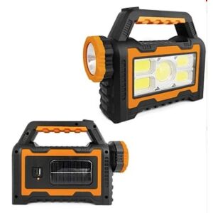 Napelemes Hordozható Lámpa - Lampa robocza LED i COB zasilana energią słoneczną - Latarnia słoneczna