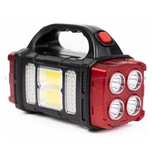 Napelemes Kemping Lámpa - 25W LED - Hordozható