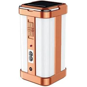 Lampa kempingowa solarna HG-35 z 32 diodami LED, widok pod kątem - Latarnia słoneczna