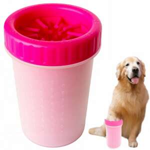 Prémium szilikon kutya vagy macska mancs tisztító, rózsaszín 93357942 