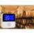 White WiFi smart thermostat with LCD display showing temperature and humidity, used for monitoring temperature and humidity in a winery