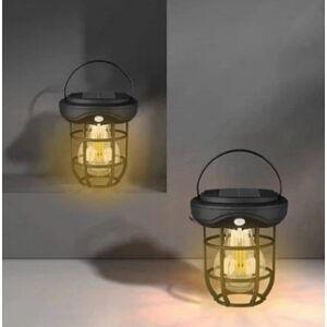 Lampa ogrodowa solarna CL-T66 z czujnikiem ruchu, oświetlenie zewnętrzne - Latarnia słoneczna