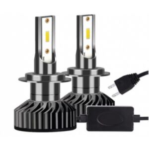 H7 LED Bulb Kit 100W 6000K Canbus, Pair of Bright White Car Headlight Bulbs - Car bulb