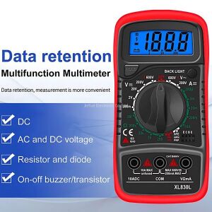 XL830L Digital Multimeter with Data Retention Feature - Multimeter