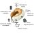 Wireless neck massage pillow features infographic