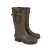 Fox Neoprene Lined Camo/Khaki Wellies gumicsizma, barna gumicsizma állítható pánttal, vízálló, szigetelt