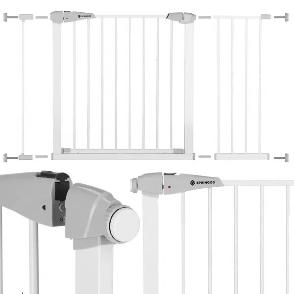 Springos Biztonsági rács 76-85cm - Fehér