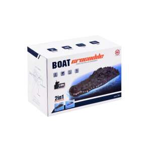 RC Krokodil Motorcsónak - Távirányítós - 2 az 1-ben 93401094 - Nonbrand Interaktív gyerek játék