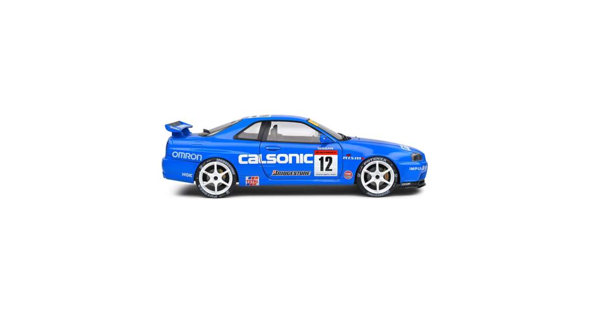 Nissan R34 #12 Street Fighter Calsonic 2000 Bleu Modèle 1
