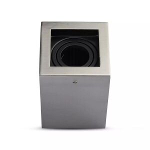 V-TAC GU10 LED falon kívüli spotlámpa keret, matt króm bevonattal - V-TAC