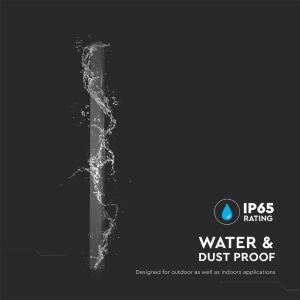 V-TAC LED Fali Lámpa - 141cm - Fekete 131643663 - Kültéri fali lámpa