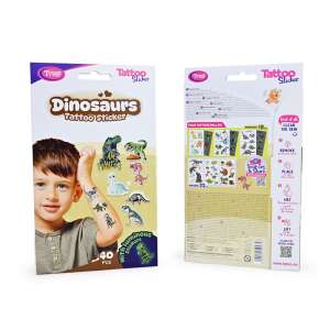 TYISS Dinosaurs Tattoo Sticker, 40 pieces, with luminous stickers, temporary tattoos for kids - Tattoo