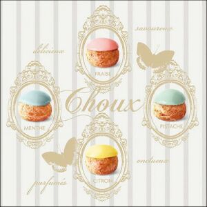 Ambiente Cream Puffs Papírszalvéta - 33x33cm, 20db 137985237 - Ambiente