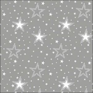 Ambiente Csillagos Égbolt Szalvéta - Ezüst Fehér - 20 db 137985156 - Ambiente