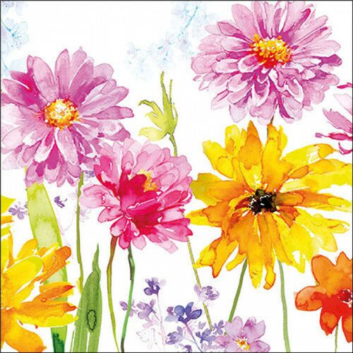 Ambiente Joy Virágmintás Papírszalvéta - 20 db, 33x33 cm 137985057