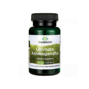 Swanson Ultimate Ashwagandha Stress Support 250mg KSM-66 60 Veggie Capsules - Uroda i zdrowie