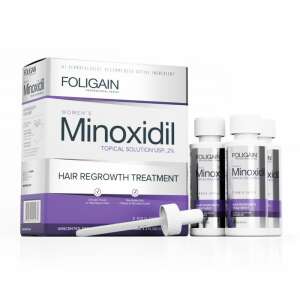 Foligain Minoxidil 2% Hair Regrowth Treatment for Women, 3 month supply - Dietary supplement