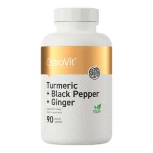 OstroVit Turmeric Black Pepper Ginger 90 tablets, dietary supplement - Dietary supplement