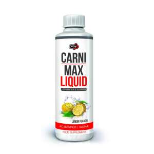 Pure Nutrition Carni Max Liquid, 500 ml, Lemon Flavor, L-Carnitine, Green Tea & Guarana, Food Supplement - Pure Nutrition