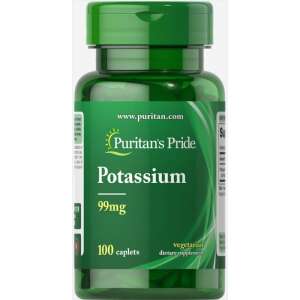 Puritan's Pride Potassium 99 mg - 100 Capsule 93409384 Vitamine
