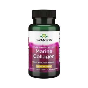 Swanson I. típusú hidrolizált tengeri kollagén, 60 kapszula, bőr- és ízületi egészség kiegészítő - Táplálékkiegészítő