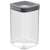Curver Dry Cube 1.8L clear plastic food storage container with gray lid