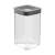 Curver Dry Cube 1.8L clear plastic food storage container with gray lid