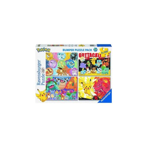Ravensburger Pokémon 4 u 1 Paket puzzle - 4 x 100 komada