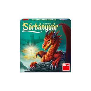 Sárkányvár Brettspielbox mit einem roten Drachen auf der Vorderseite - Regio